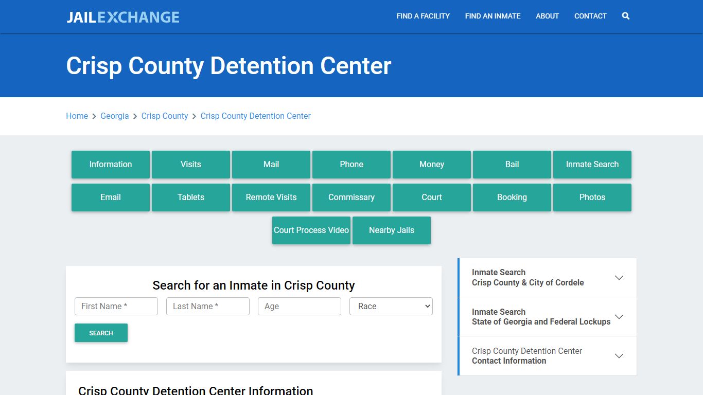 Crisp County Detention Center - Jail Exchange